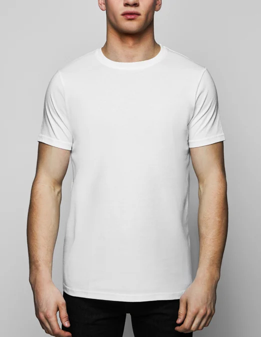 man in rolled shirt